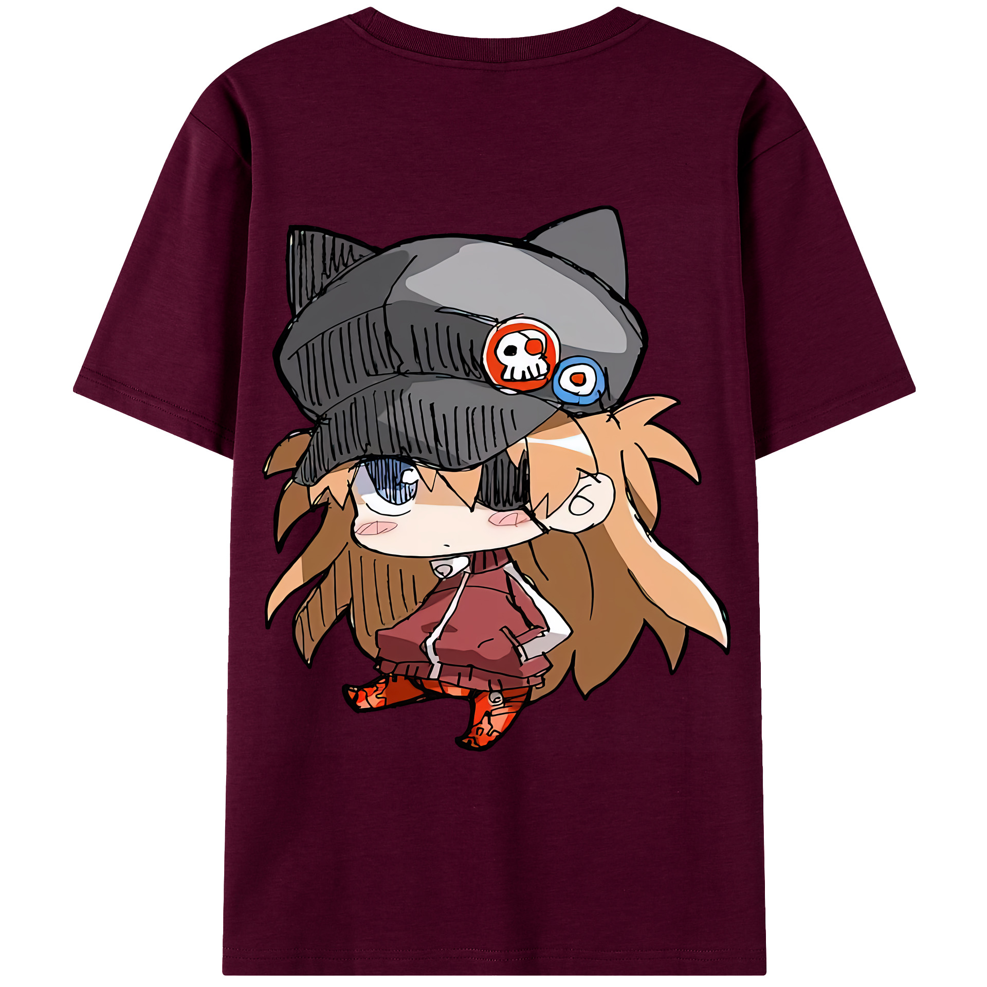 （画像用） EVA 新世紀エヴァンゲリオン レディース半袖Tシャツ(バックプリント)